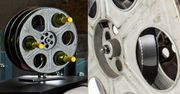 Filmowy stojak na wino