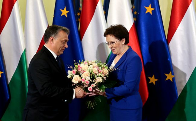 Premier Ewa Kopacz gościła Viktora Orbana. Rozmawiali o Ukrainie