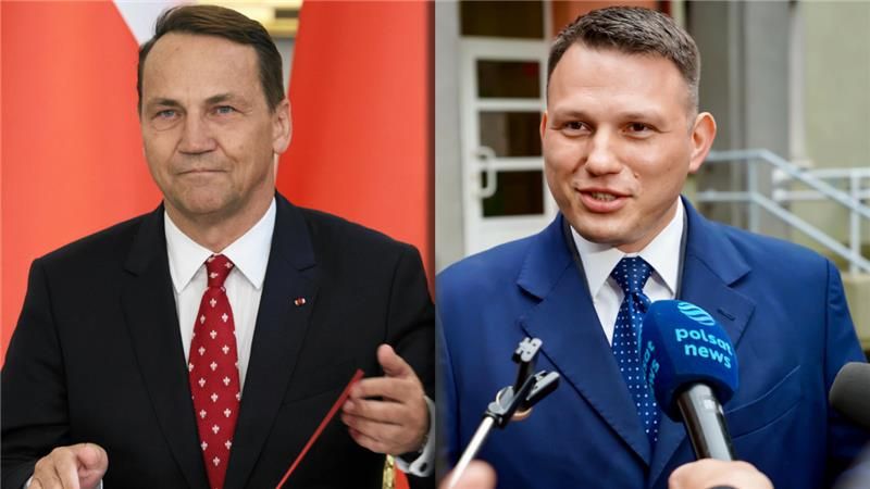 Radosław Sikorski i Sławomir Mentzen