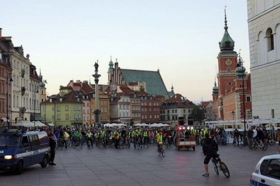 Ulicami Warszawy przejedzie Warszawska Masa Krytyczna