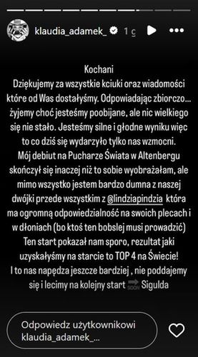 Źródło: instagram.com/klaudia_adamek_/