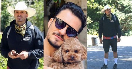 Zdruzgotany Orlando Bloom szuka zaginionego psa. Wynajął czworonożnego detektywa... (FOTO)