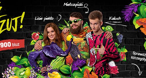 „Weź wybluzuj” - Lisie Piekło, Mietczyński i Kaluch promują Frugo