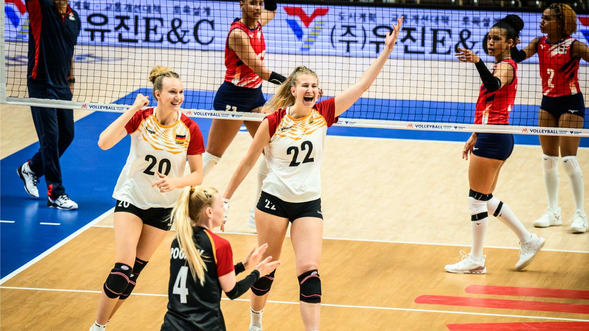 Materiały prasowe / FIVB / Mecz Ligi Narodów: Niemcy - Dominikana