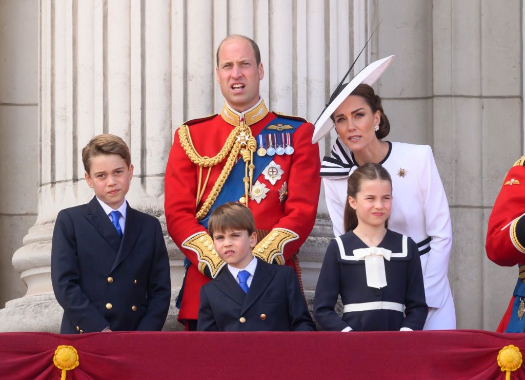 Duchess Kate with her family at Trooping the Colour