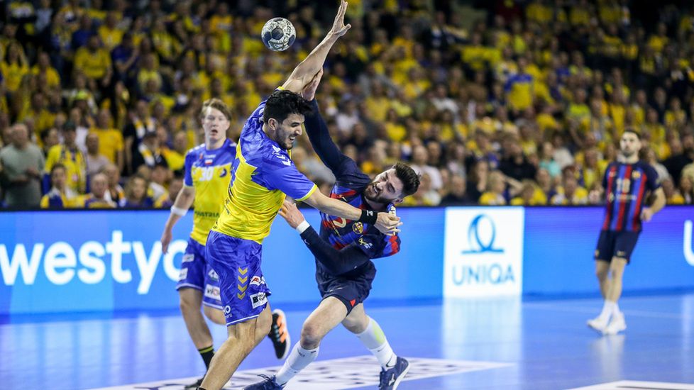 WP SportoweFakty / Krzysztof Betnerowicz / Na zdjęciu: Miguel Sanchez Migallon w walce z Ludovikiem Fabregasem