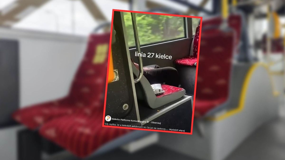 Kielce: Mężczyzna oddawał mocz w autobusie