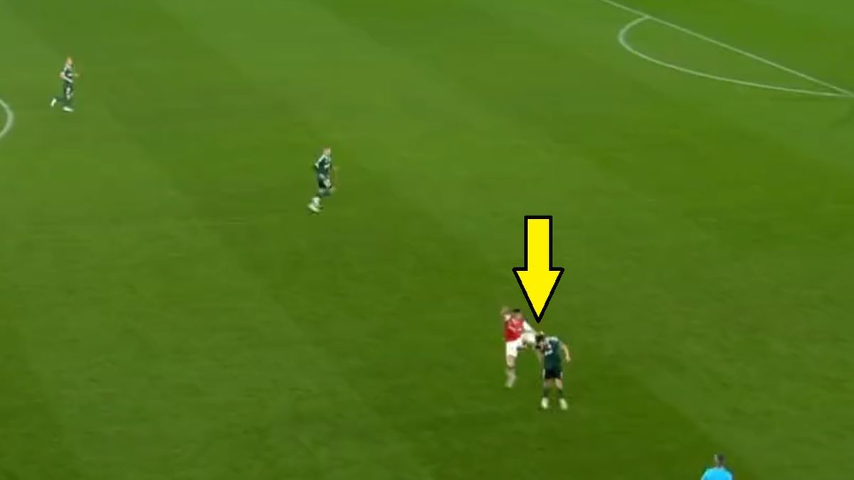 Twitter / Viaplay / Na zdjęciu: brutalny faul na Yurim Ribeiro