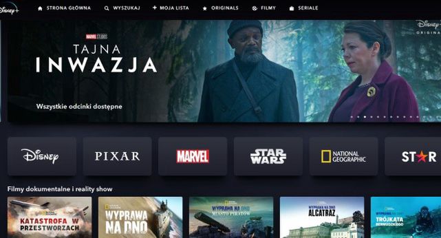 Disney+ wprowadza droższy pakiet z treściami 4K