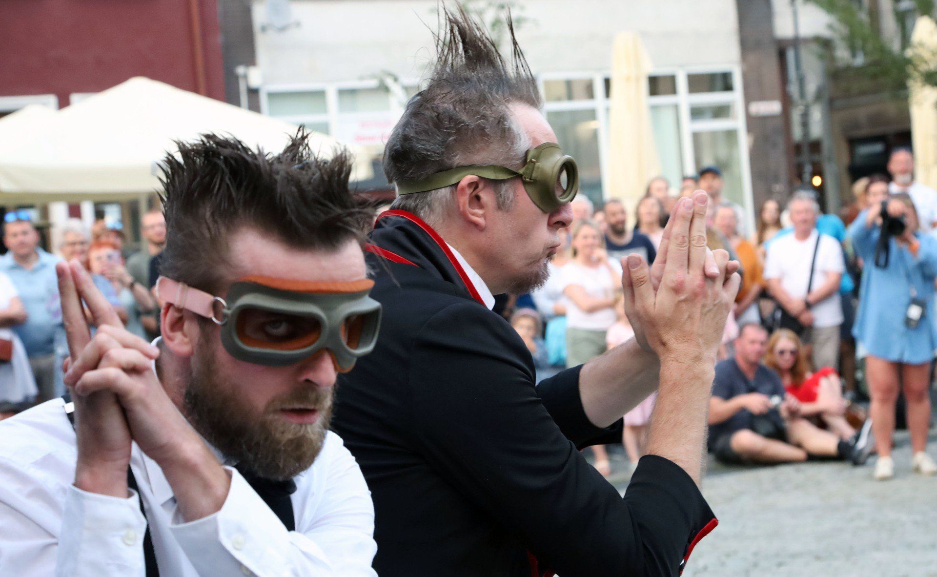 Teatr Na Walizkach z Wrocławia bawił grudziądzan na rynku