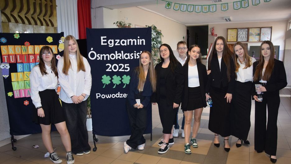 Egzamin ósmoklasistów w Szkole Podstawowej nr 2 w Zduńskiej Woli
