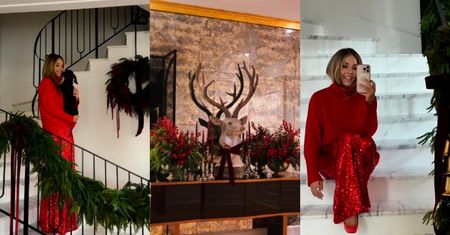 Małgorzata Rozenek już przystroiła willę na święta: ogromna choinka, bajkowe figurki i ogrom zielonych gałązek (ZDJĘCIA)