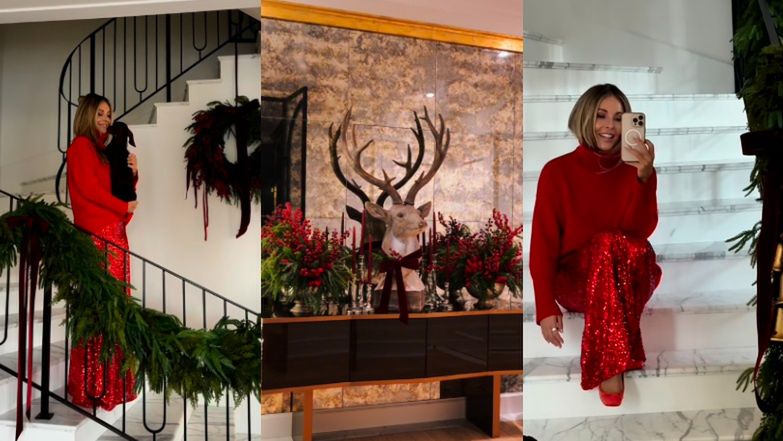 Małgorzata Rozenek już przystroiła dom na święta