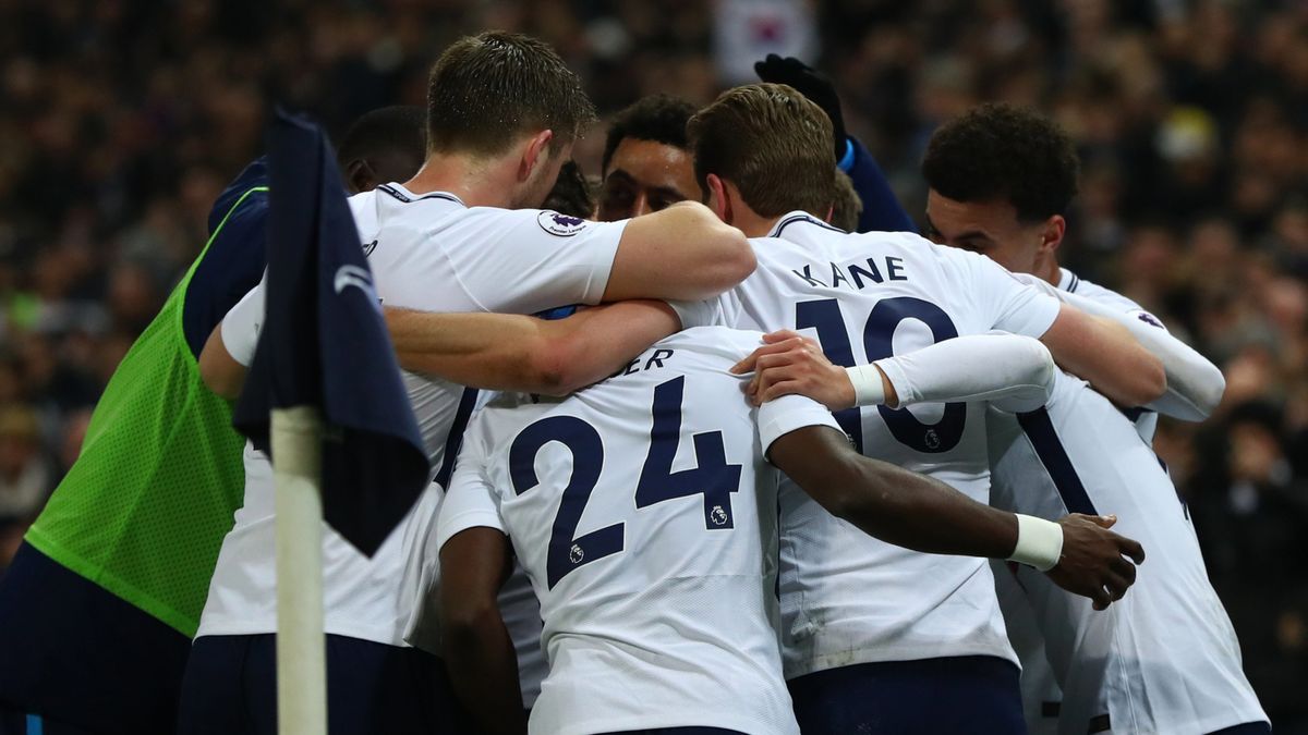 PAP/EPA / NEIL HALL / Radość piłkarzy Tottenhamu Hotspur