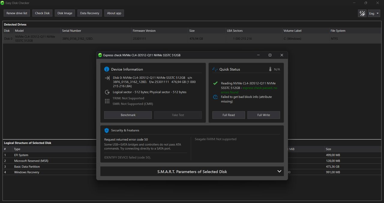 Easy Disk Checker 