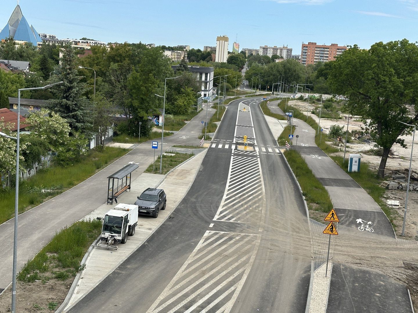 Finał budowy przystanku kolejowego Radom Wschodni