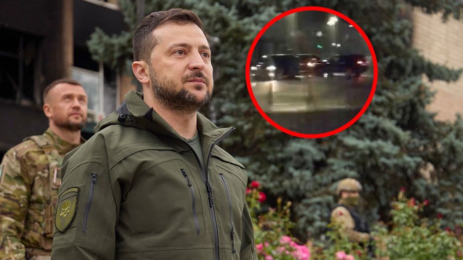 Prezydent Ukrainy był uczestnikiem wypadku samochodowego