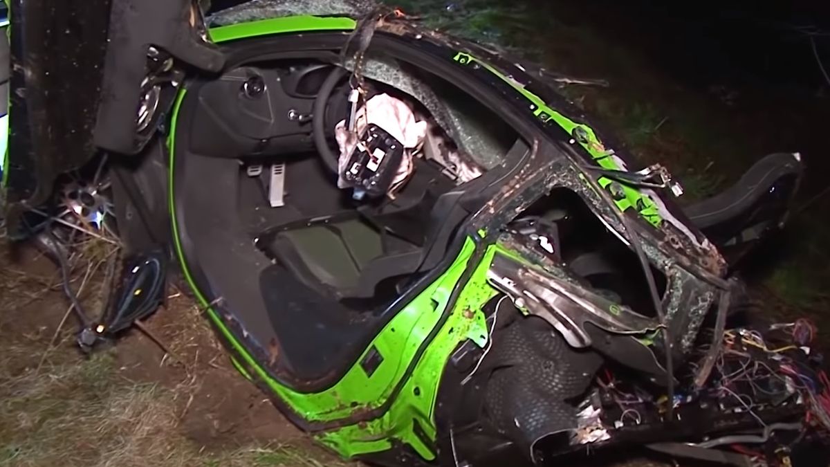 McLaren 650s rozbity w Niemczech