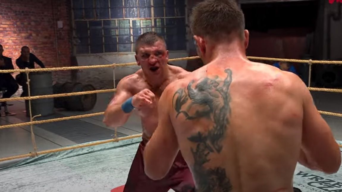 Zdjęcie okładkowe artykułu: YouTube / Mateusz Kubiszyn po twardym pojedynku pokonał Rafała Łazarka