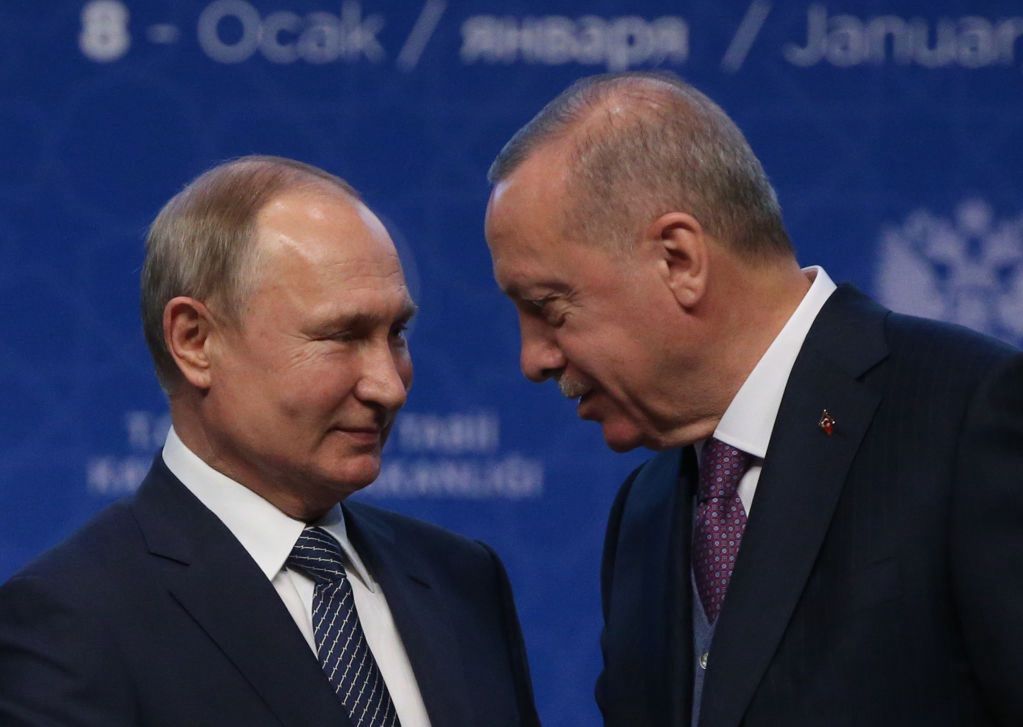 Władimir Putin i Recep Tayyip Erdogan 