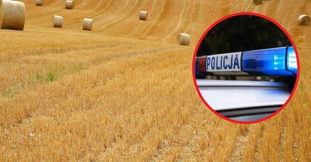 Dramat podczas prac w polu. 61-latek wciągnięty w prasę do siana