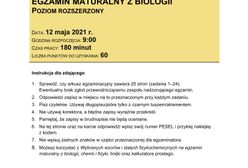 Matura 2021. Biologia. Zobacz arkusze CKE - poziom rozszerzony
