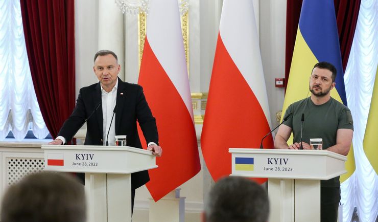 Wrócił z Kijowa. Prezydent Duda zabrał głos