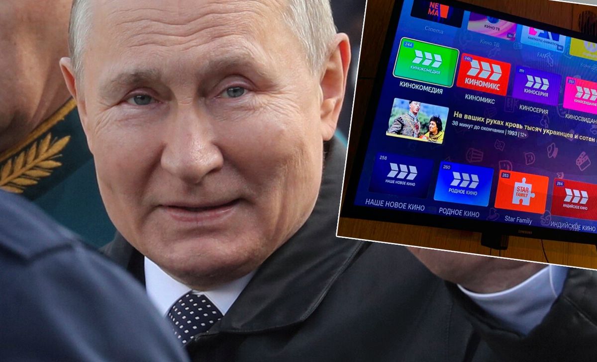 Zanim Putin zaczął przemawiać, Rosjanie zobaczyli w swoich programach telewizyjnych proukraińskie treści