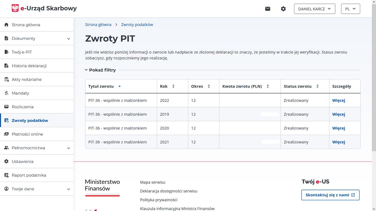 Jak sprawdzić termin zwrotu podatku za 2023 rok?