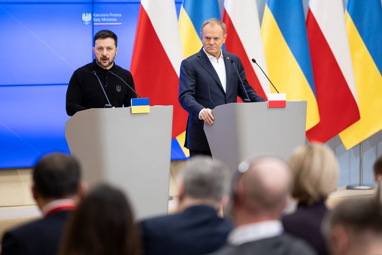 Donald Tusk: Zełenski rozumie zagrożenie ze strony Moskwy, PiS i Konfederacja nie