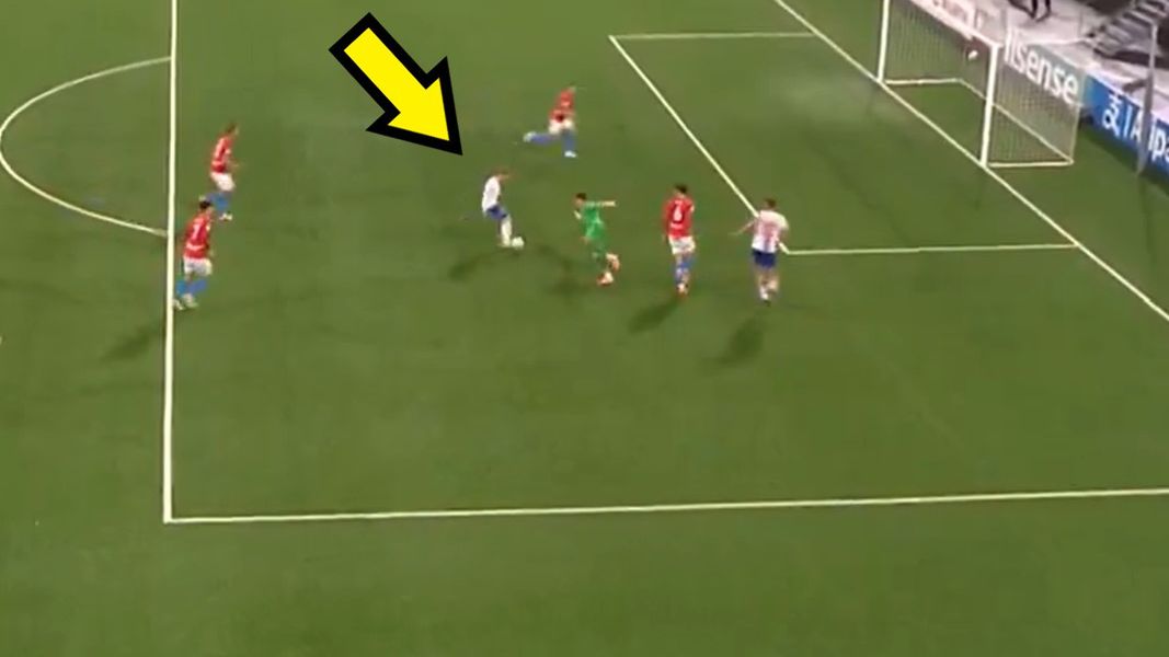 Twitter / Polsat Sport / Decydujący gol dla Wysp Owczych