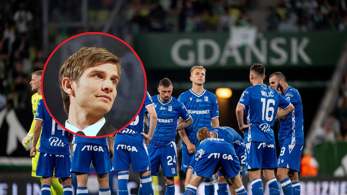 Getty Images /  Mateusz Slodkowski/Getty Images/PAP Adam Ciereszko / Na dużym zdjęciu piłkarze Lecha Poznań, na mały - Bartosz Bosacki