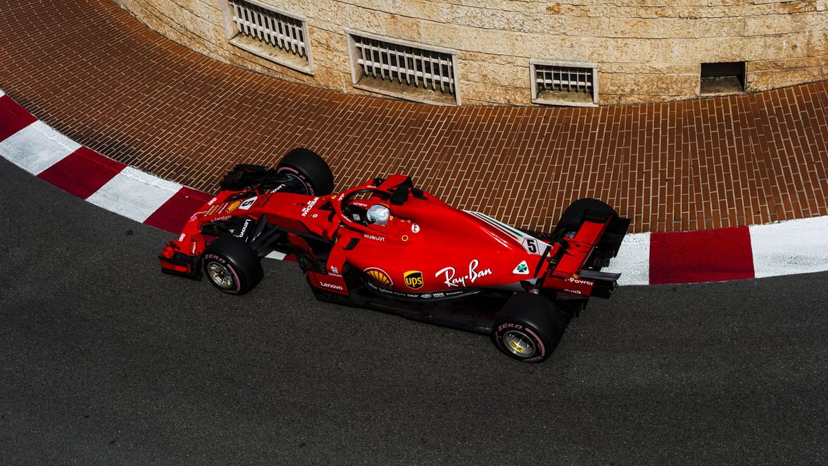 Sebastian Vettel za kierownicą SF71H