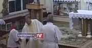 Niepokojące zachowanie księdza na mszy. Mamy komentarz proboszcza
