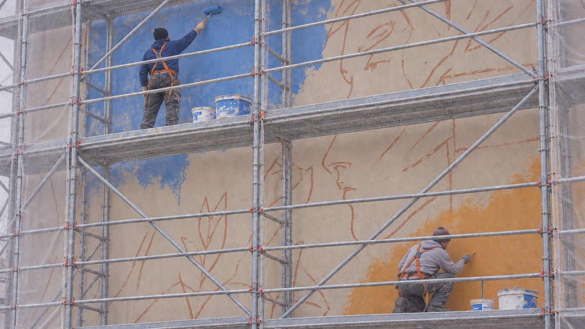 Mural. Zdjęcie ilustracyjne wygenerowane przy pomocy AI. 