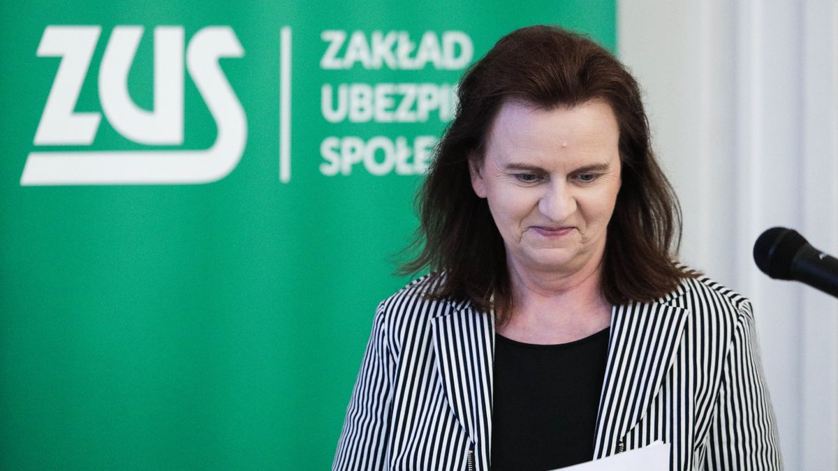 Warszawa,22.06.2020. Briefing minister rodziny, pracy i polityki spolecznej Marleny Malag i prezes ZUS Gertrudy uscinskiej na temat dodatku solidarnosciowego. N/z  prezes ZUS Gertruda Uscinska