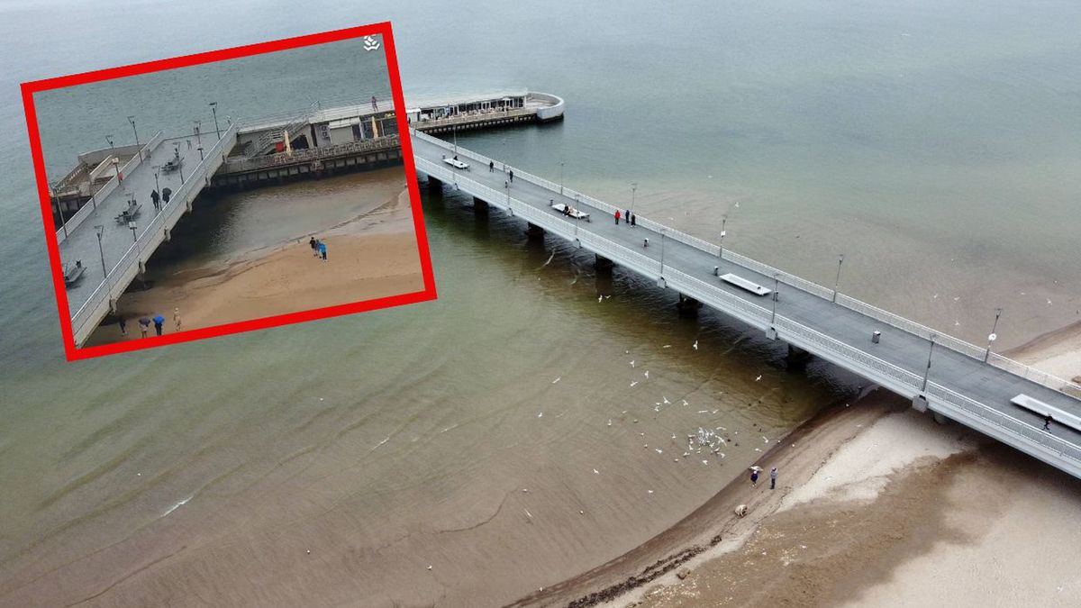 Niezwykłe zjawisko na Bałtyku. Woda cofnęła się i odsłoniła dno