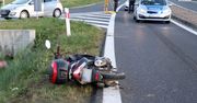 Śląsk. Kierowca motoroweru zmarł w karetce