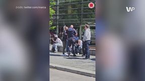 #dziejesiewsporcie: to musiało boleć! Młody kibic zatrzymany przez policję