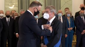 Prezydent Andrzej Duda wręczył order szefowi MKOl-u. "To podziękowanie od Polski"