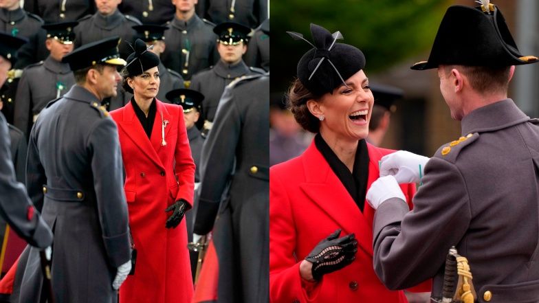 Kate Middleton i książę William na paradzie z okazji dnia świętego Dawida