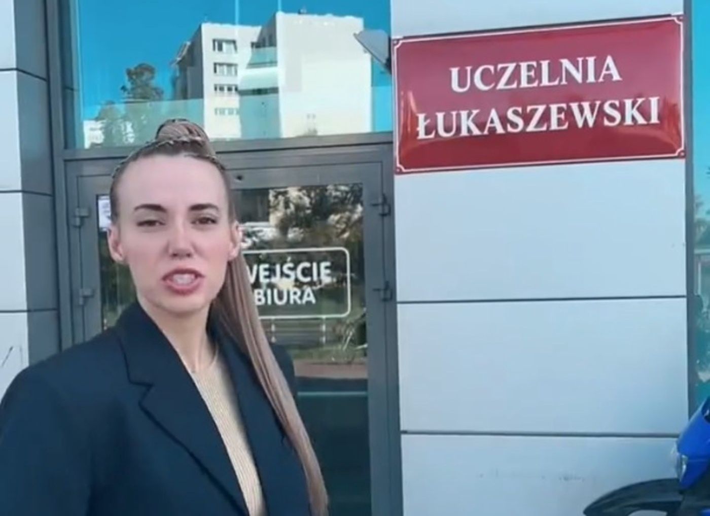 Marianna Schreiber w spocie uczelni