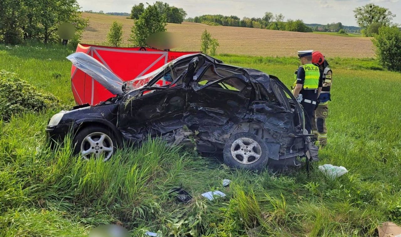 Śmiertelny wypadek pod Ostródą. Nie żyje jedna osoba