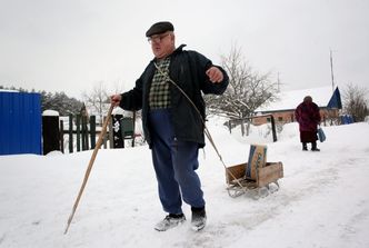 Mińsk odśnieżany w czynie społecznym