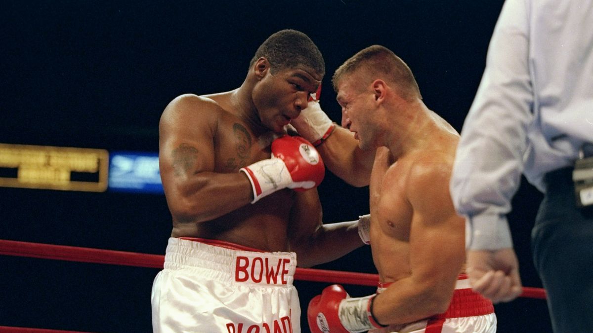 Getty Images / Al Bello / Na zdjęciu: Riddick Bowe i Andrzej Gołota