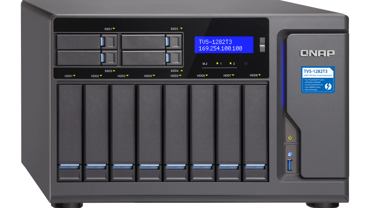 QNAP TVS-1282T3 - nowy NAS z Thunderbolt 3 1