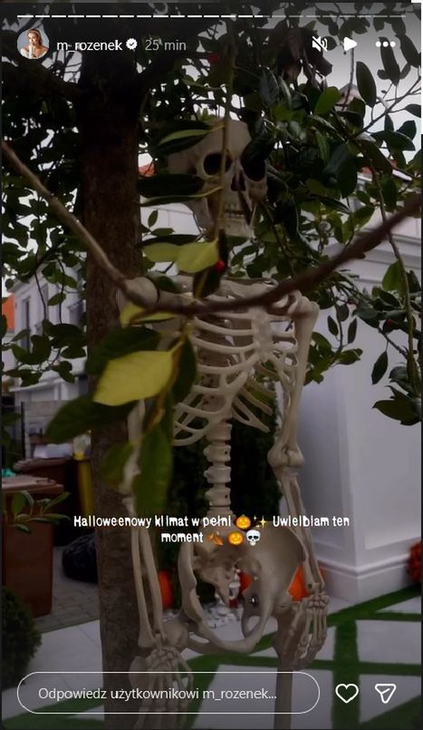Małgorzata Rozenek udekorowała dom na Halloween 