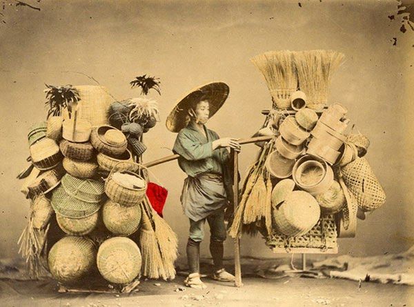 Barwione zdjęcia z Japonii - tak wyglądały początki kolorowej fotografii 11