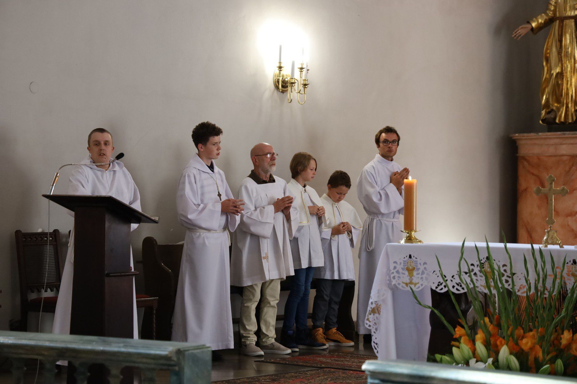 Grodziszczanie świętowali imieniny ks. kan. Czesława Tuszyńskiego