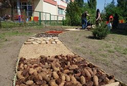 Warszawa. Sensoryczna ścieżka na Rzodkiewki. Wilanów z ciekawym pomysłem dla małych eksploratorów